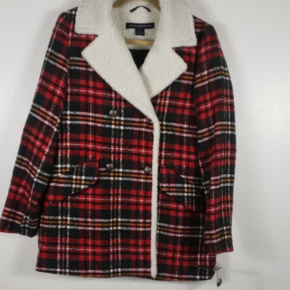 French  Connection  Double  Breasted  Jacket - Picture 2 of 8